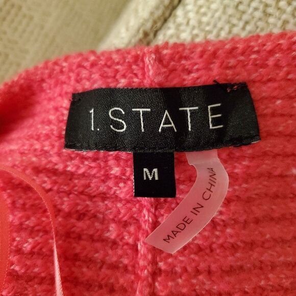 1.State Blouson Sleeve V-Neck Sweater - Picture 11 of 13